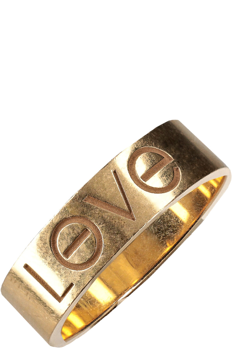 Engraved cartier ring best sale