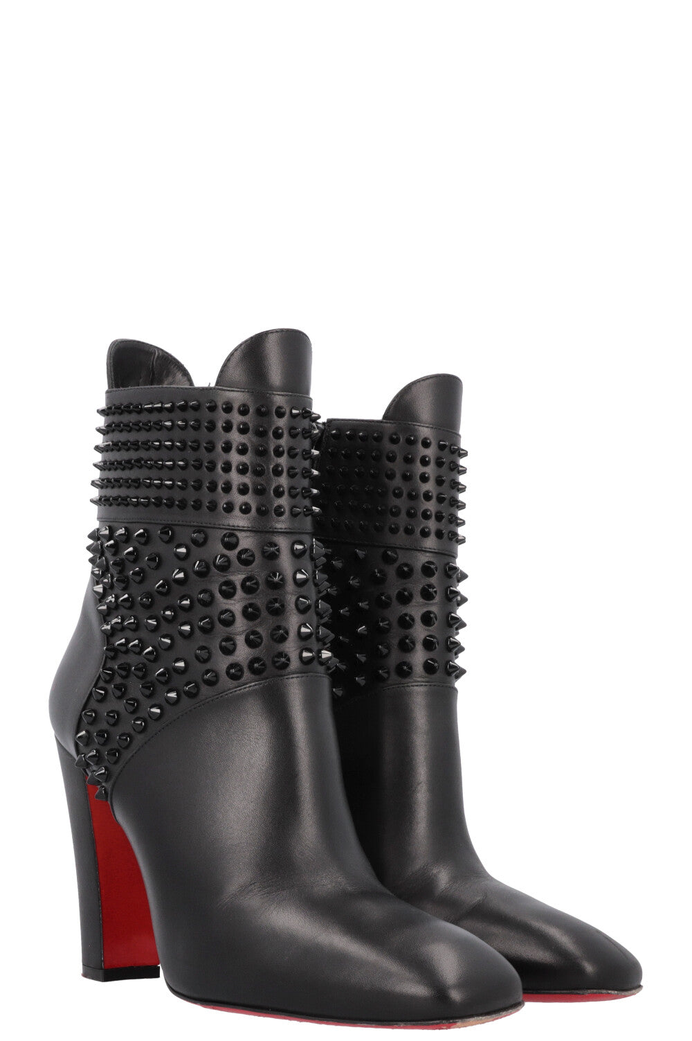 Louboutin spike boots best sale