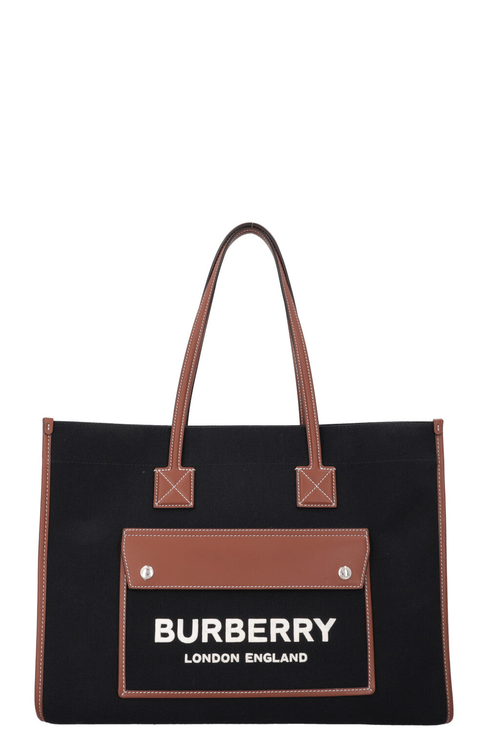 BURBERRY Medium Freya Tote Bag Black REAWAKE