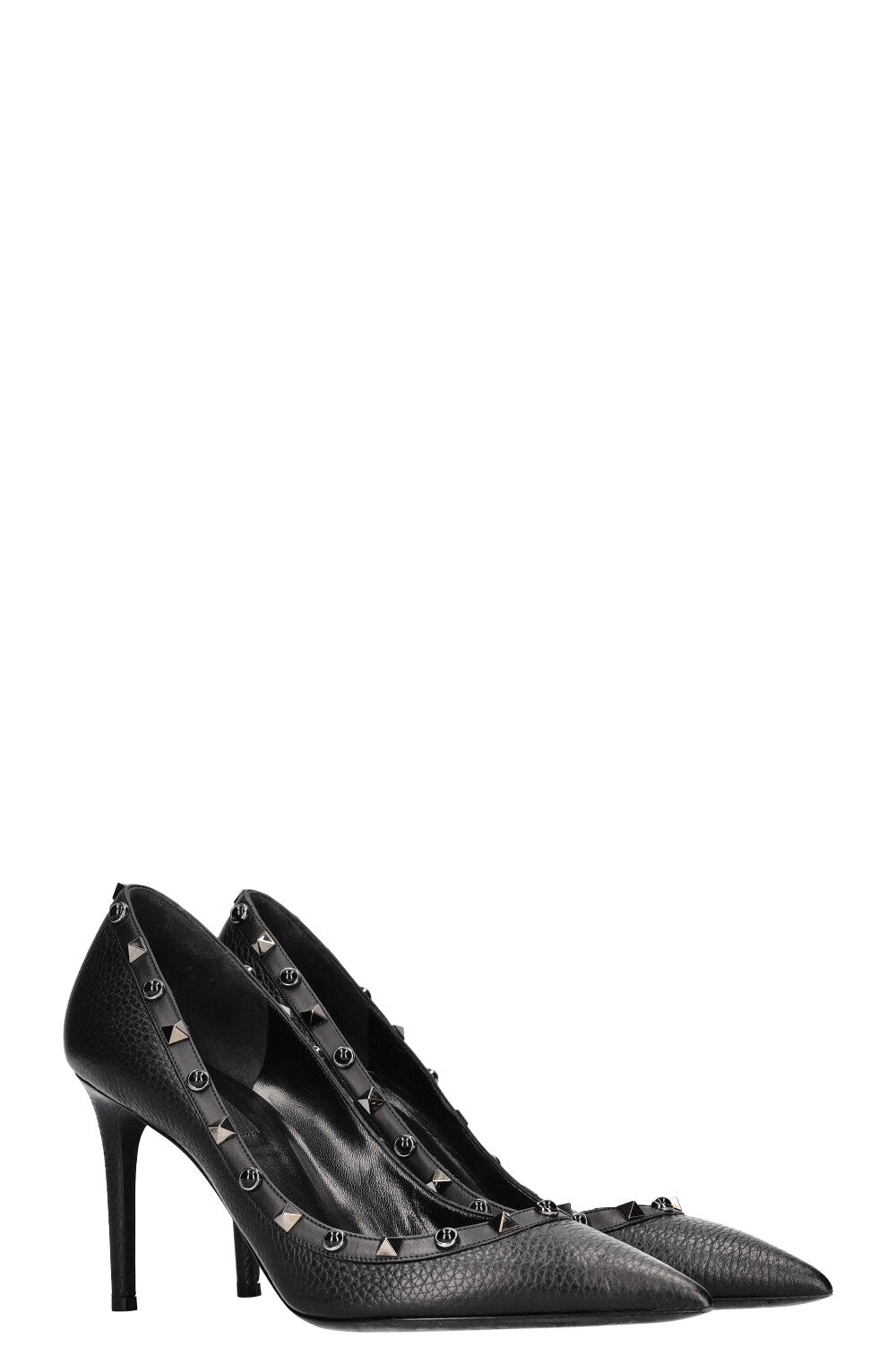 VALENTINO Rockstud Heels All Black REAWAKE