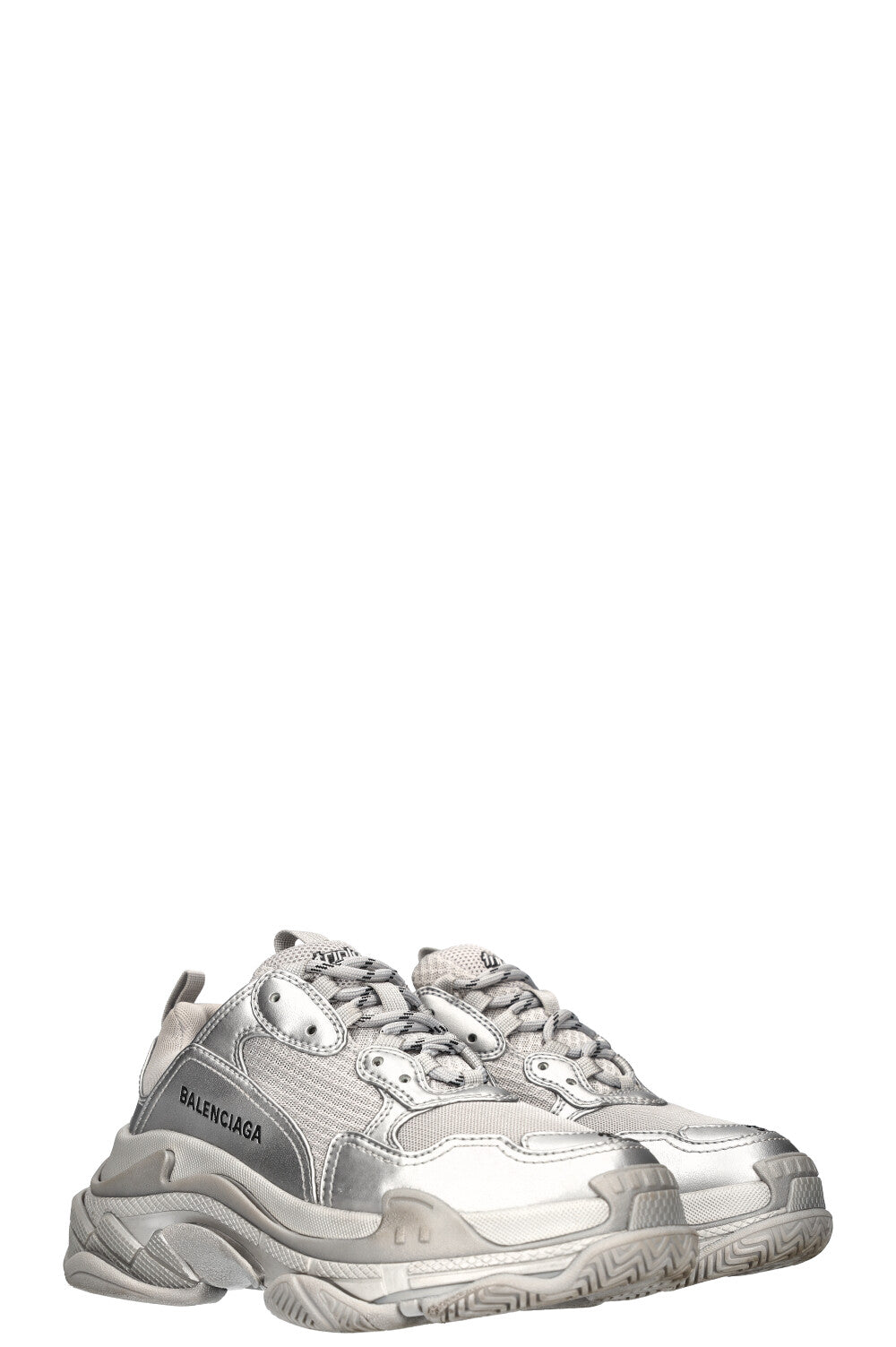 BALENCIAGA Triple S Sneaker Silver REAWAKE