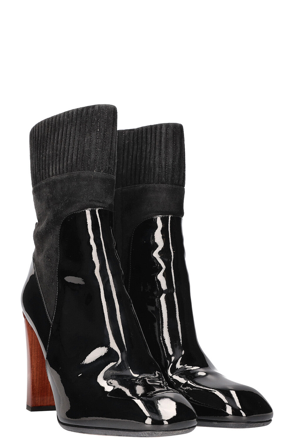 Louis vuitton patent leather boots best sale