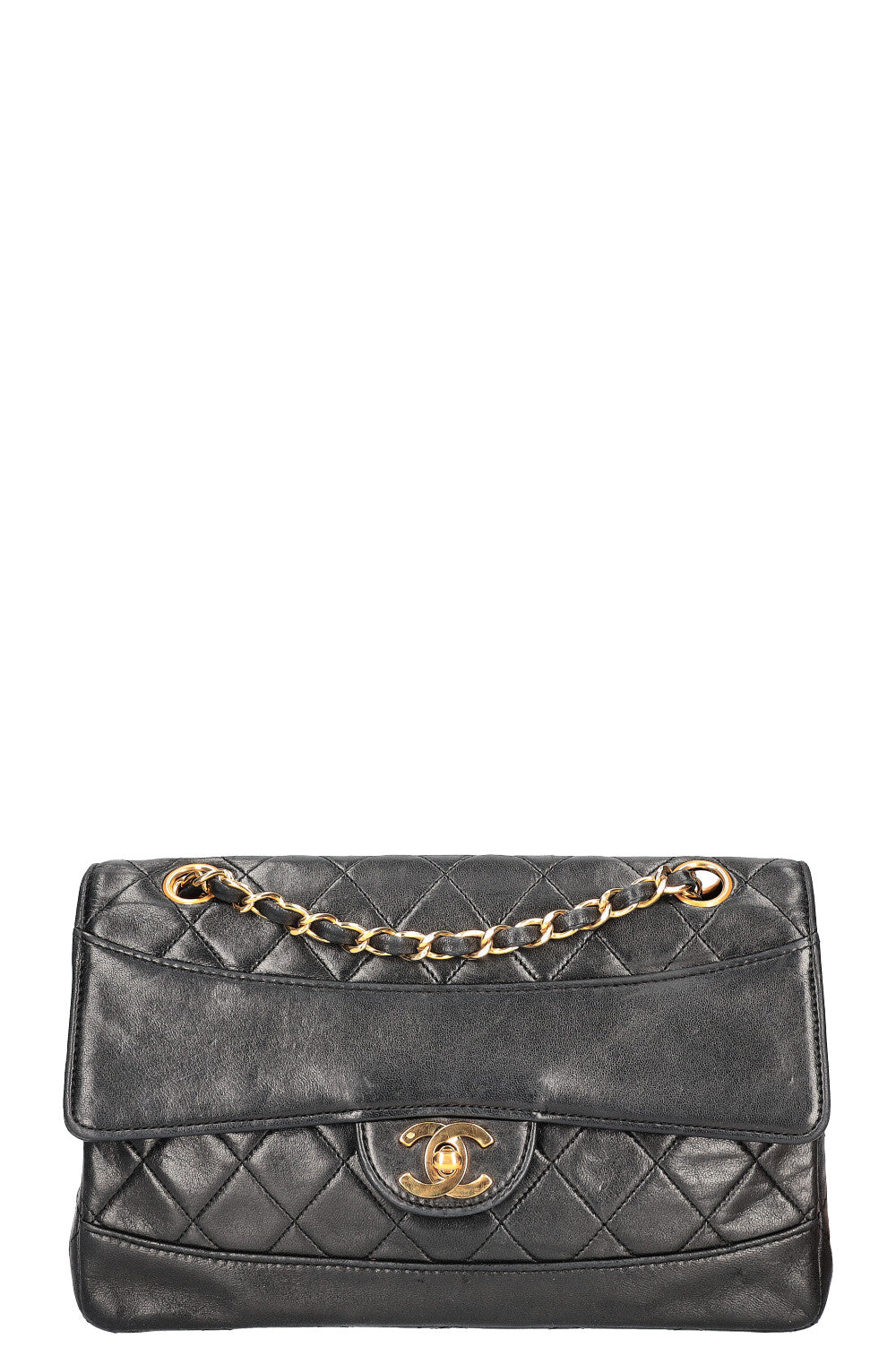 CHANEL Vintage Small Single Flap Bag Black REAWAKE