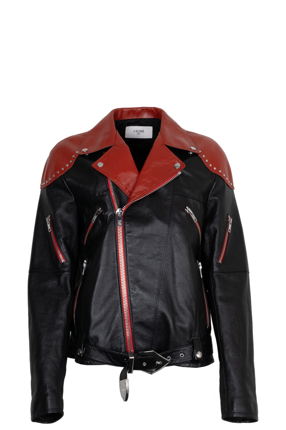 Celine leather biker jacket best sale