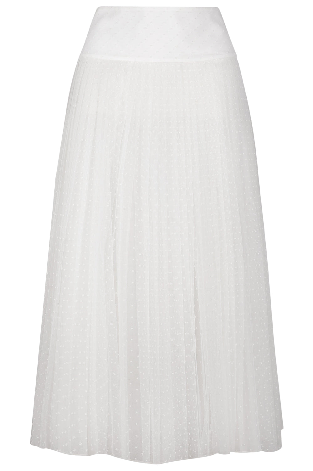 Dior white 2025 tulle skirt