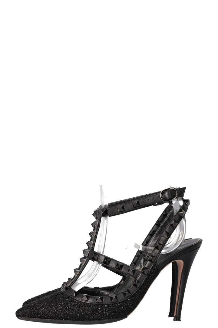 VALENTINO Rockstud Heels Black