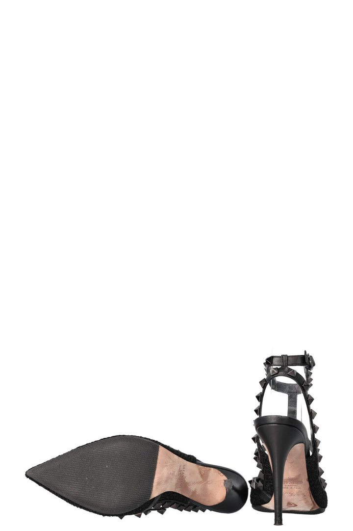 VALENTINO Rockstud Heels Black