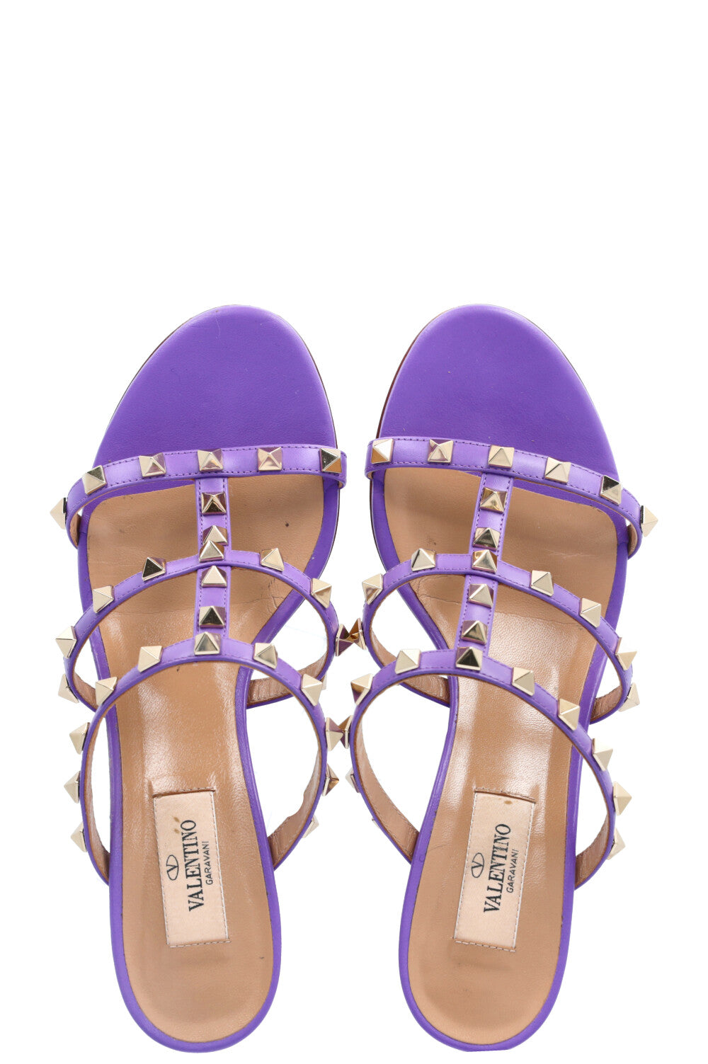 VALENTINO Rockstud Sandals Purple