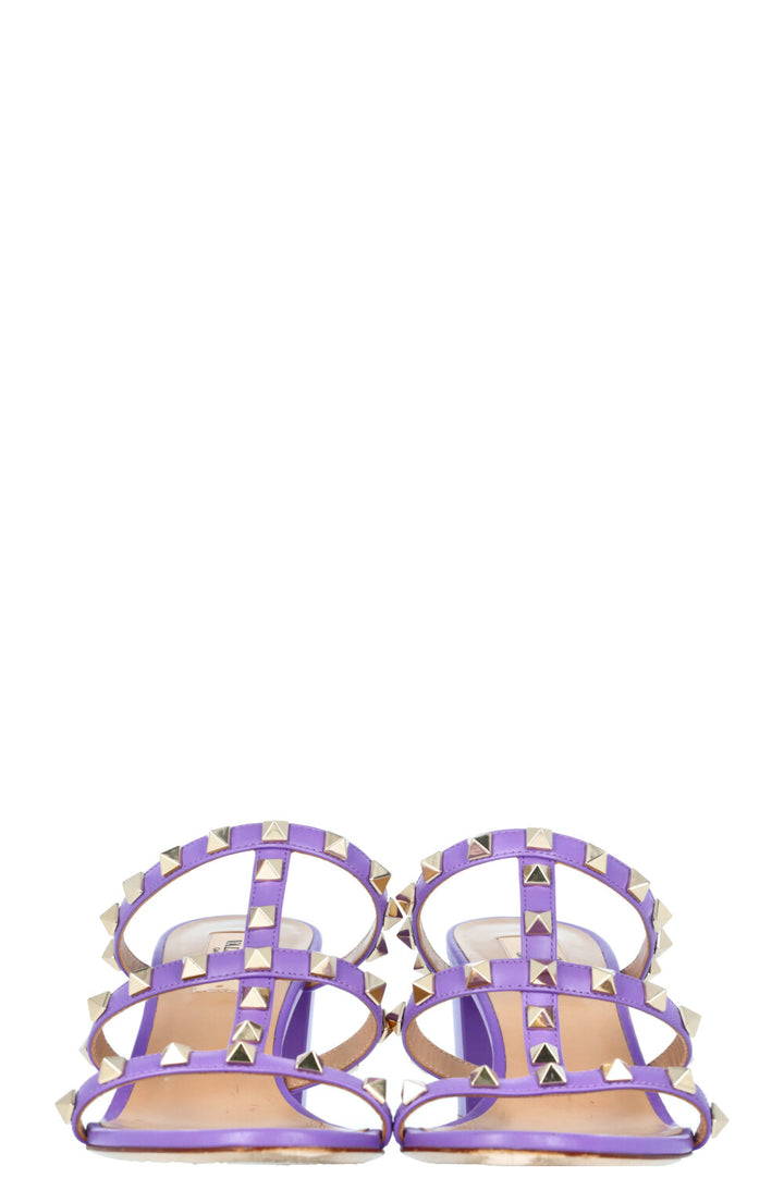 VALENTINO Rockstud Sandals Purple