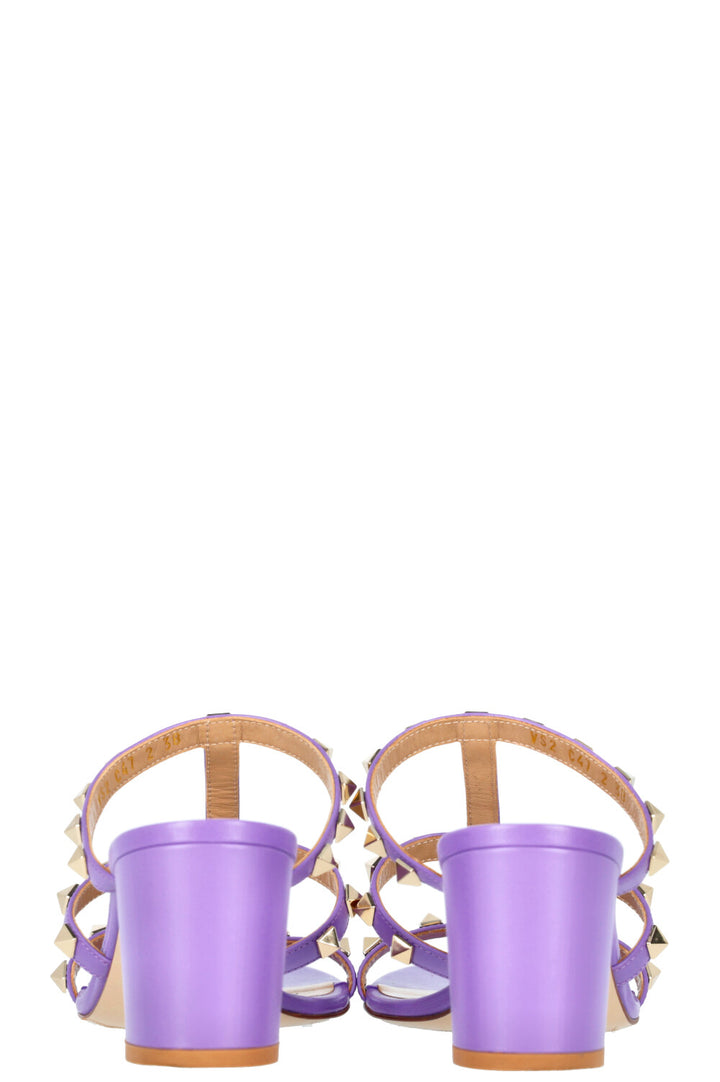 VALENTINO Rockstud Sandals Purple