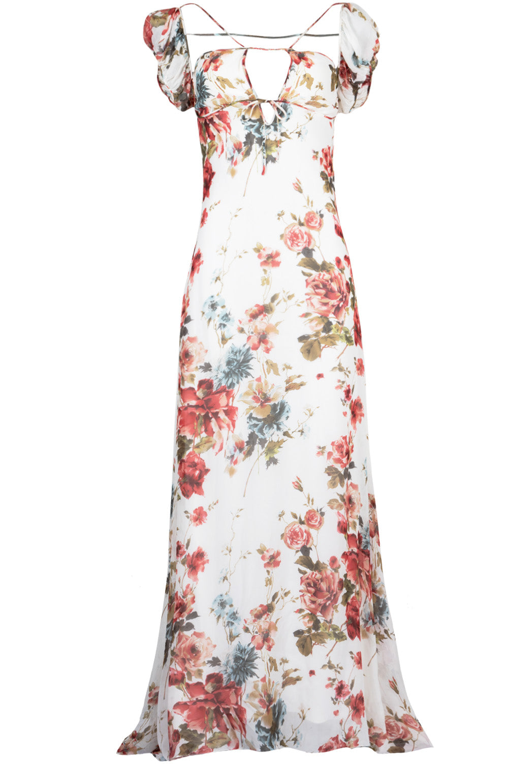 SAINT LAURENT Floral Maxi Dress