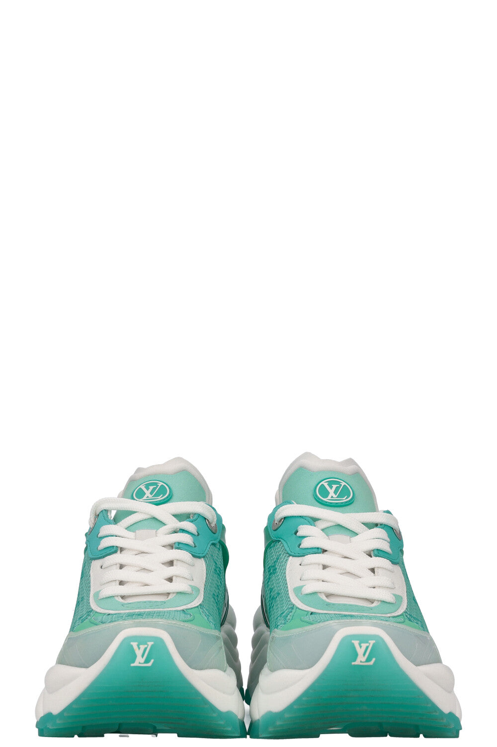 LOUIS VUITTON Run 55 Sneakers Turquoise REAWAKE