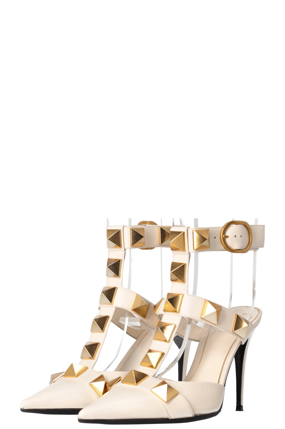 VALENTINO Roman Stud Heels Ivory