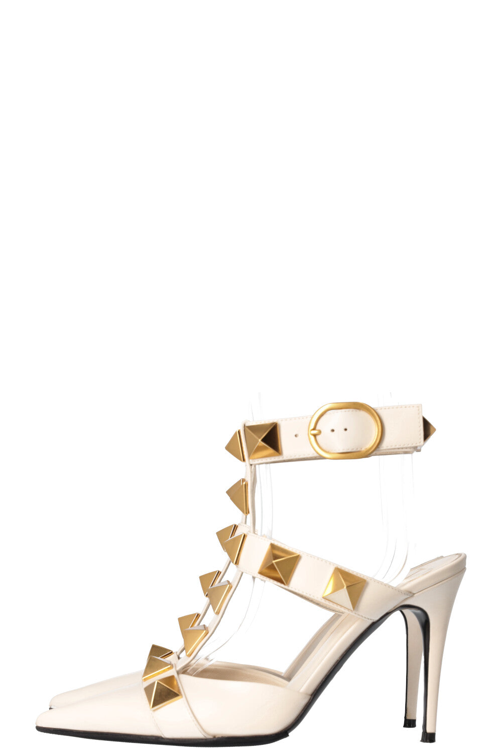 VALENTINO Roman Stud Heels Ivory