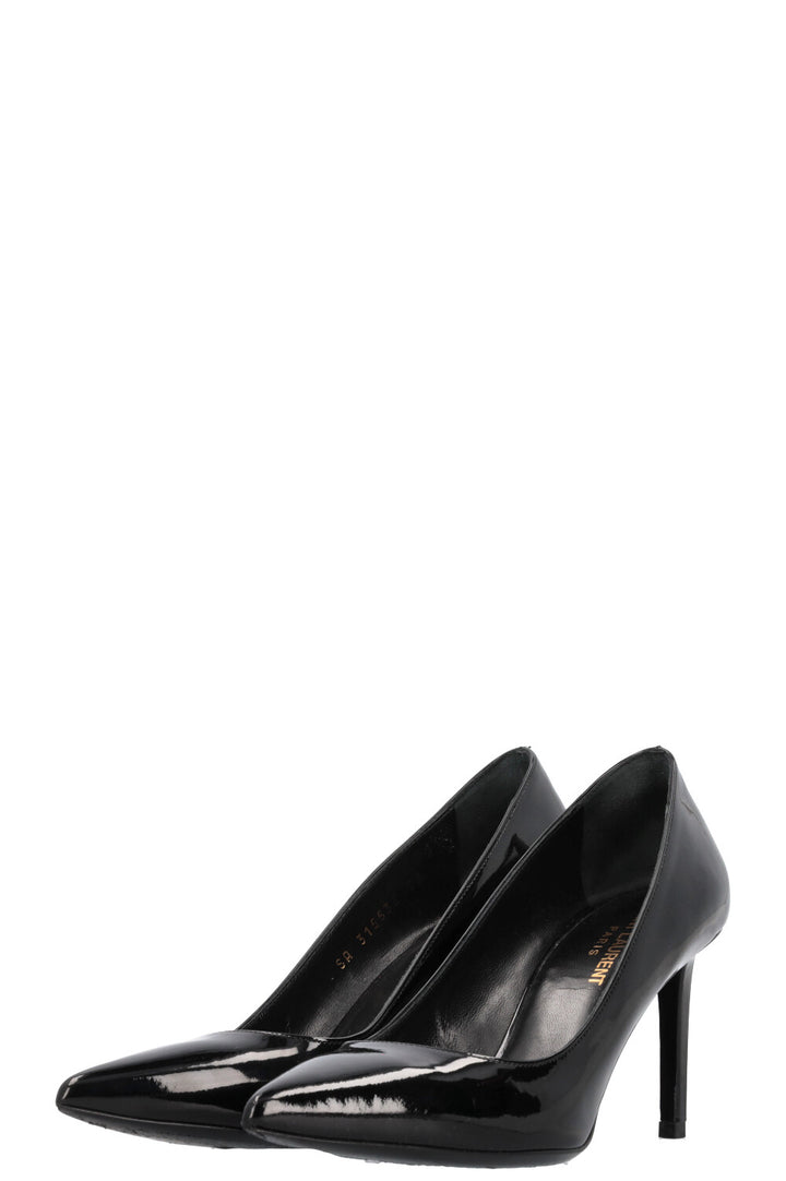 SAINT LAURENT Escarpins Anja Noir Verni