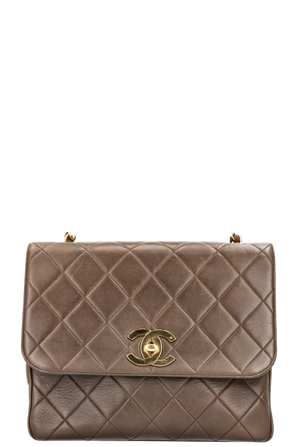 Chanel Vintage Flap Bag Brown