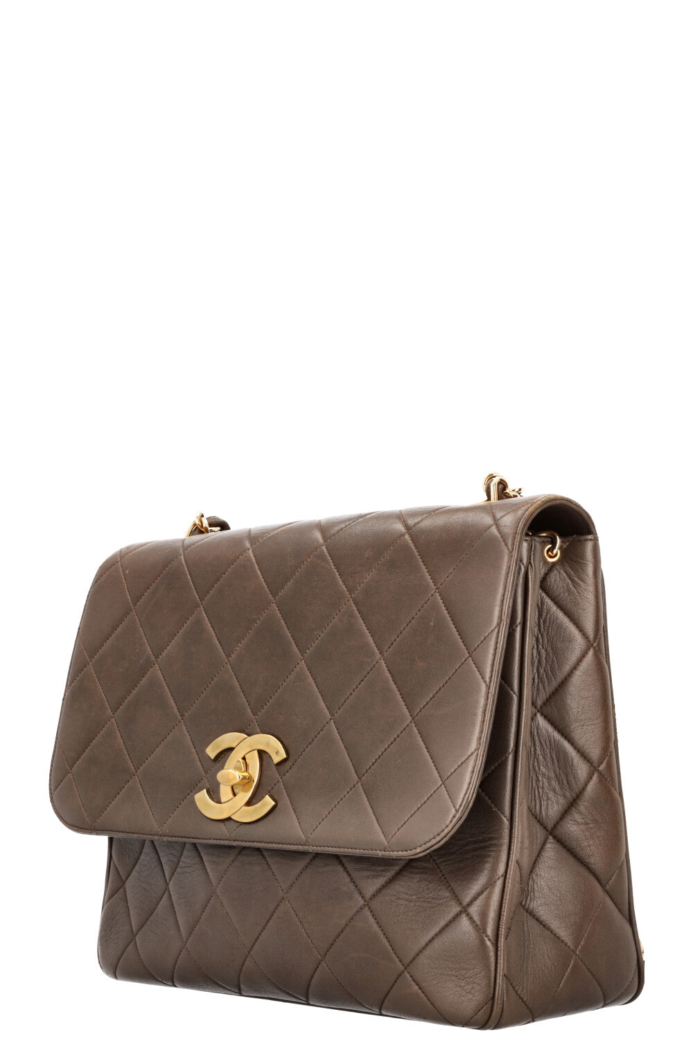 Chanel Vintage Flap Bag Brown