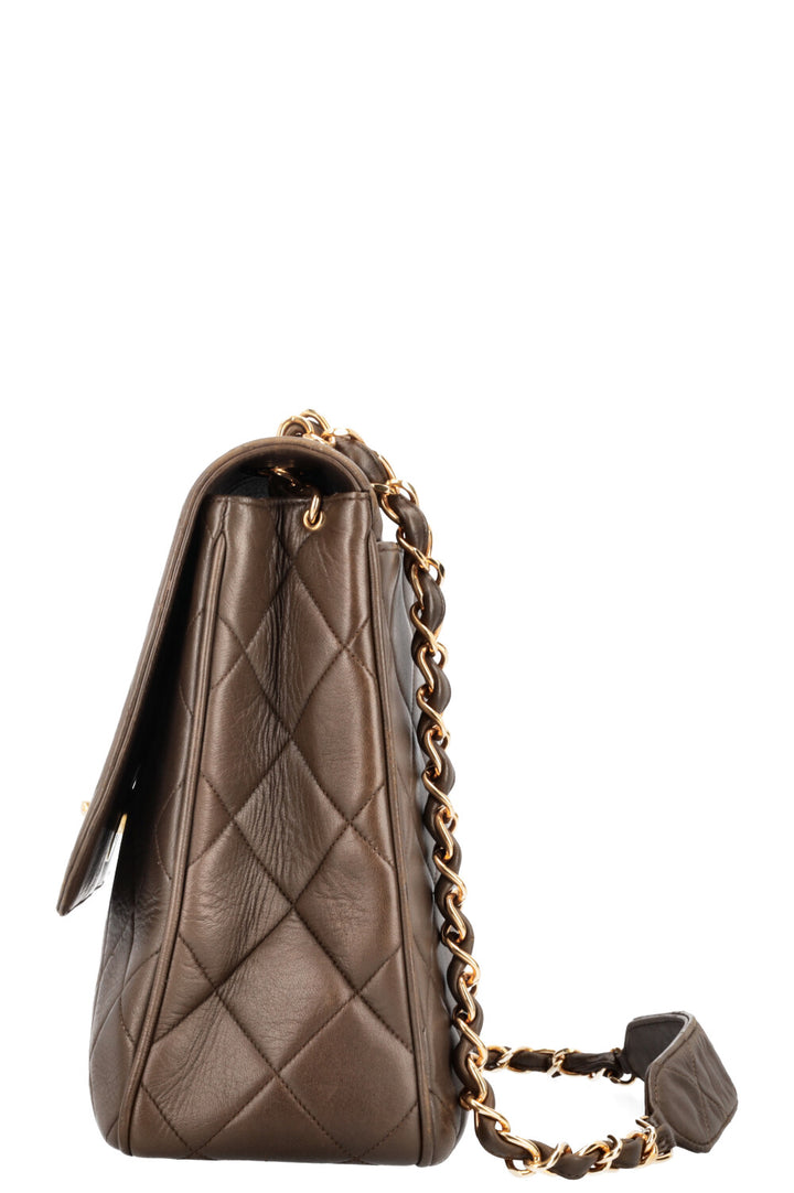 Chanel Vintage Flap Bag Brown