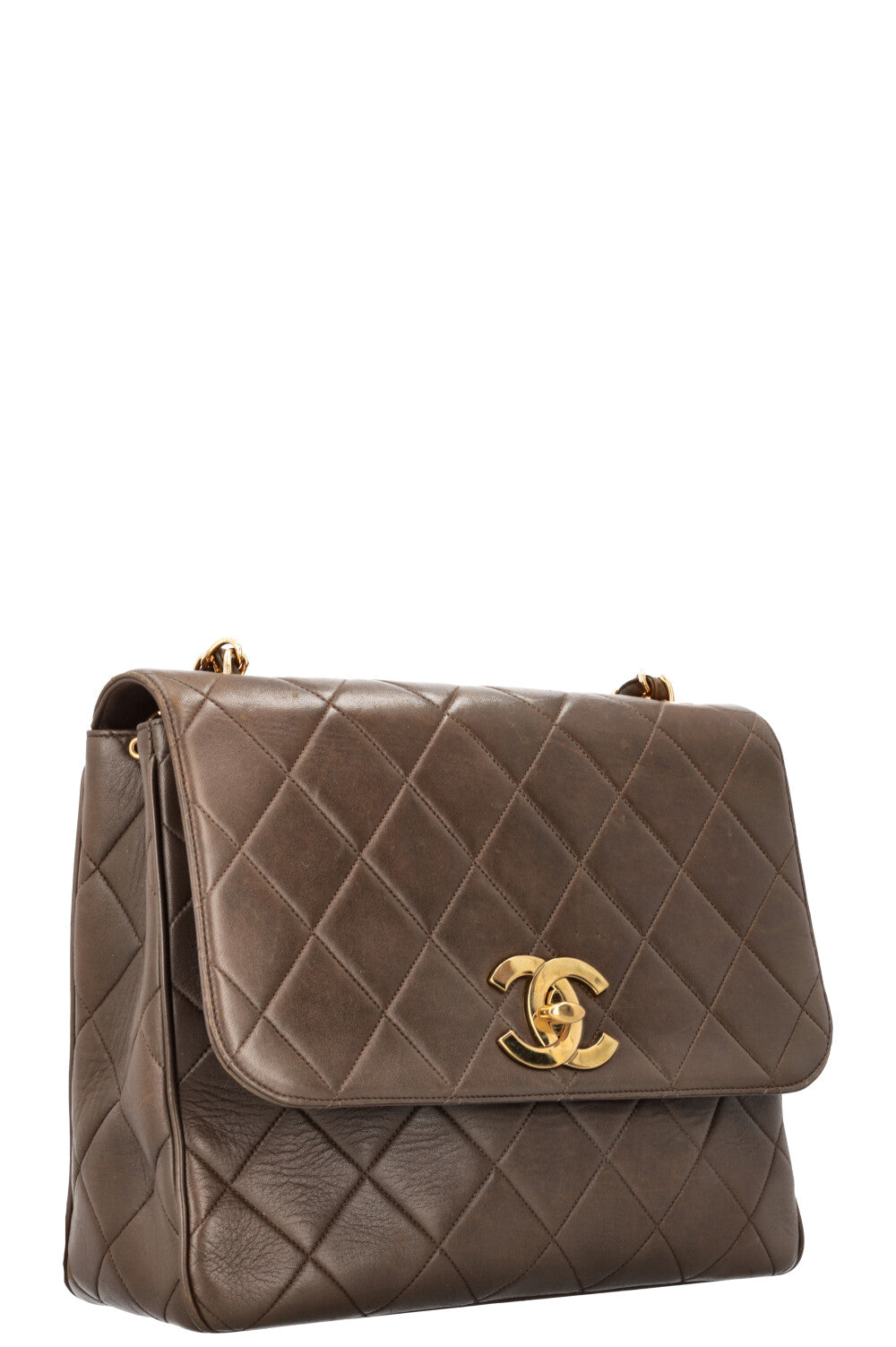 Chanel Vintage Flap Bag Brown