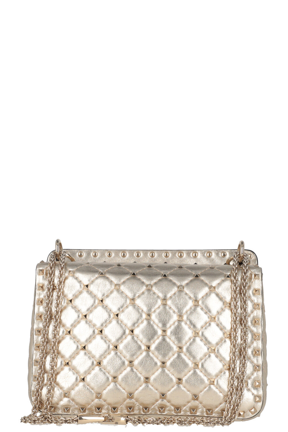 VALENTINO Sac Rockstud Spike Moyen Doré