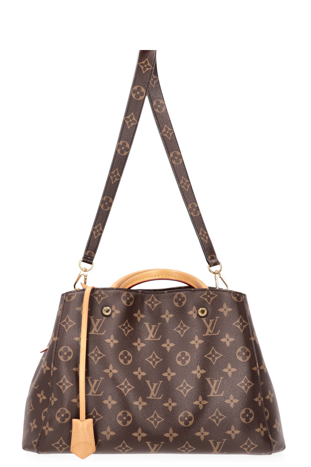 LOUIS VUITTON Montaigne MM MNG Canvas Bag