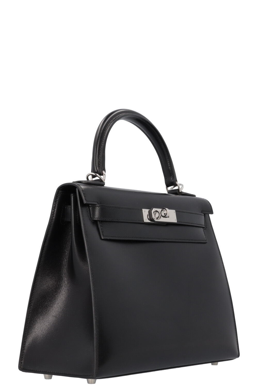 HERMÈS Kelly Sellier 28 Coffret Noir Palladium