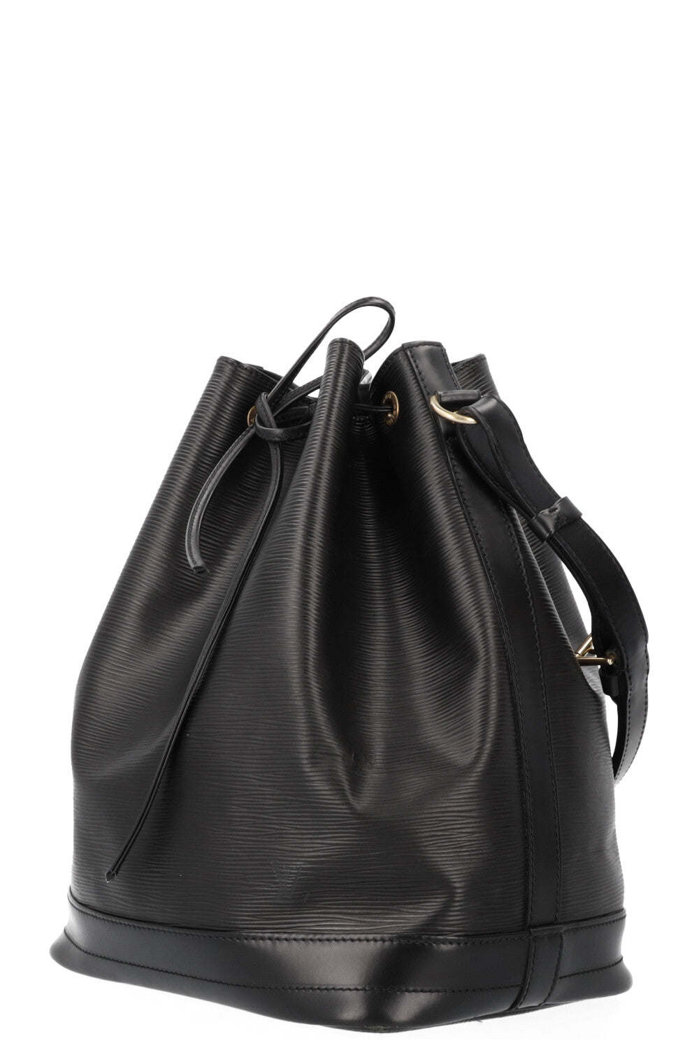 LOUIS VUITTON Grand Sac Noe Cuir Epi Noir