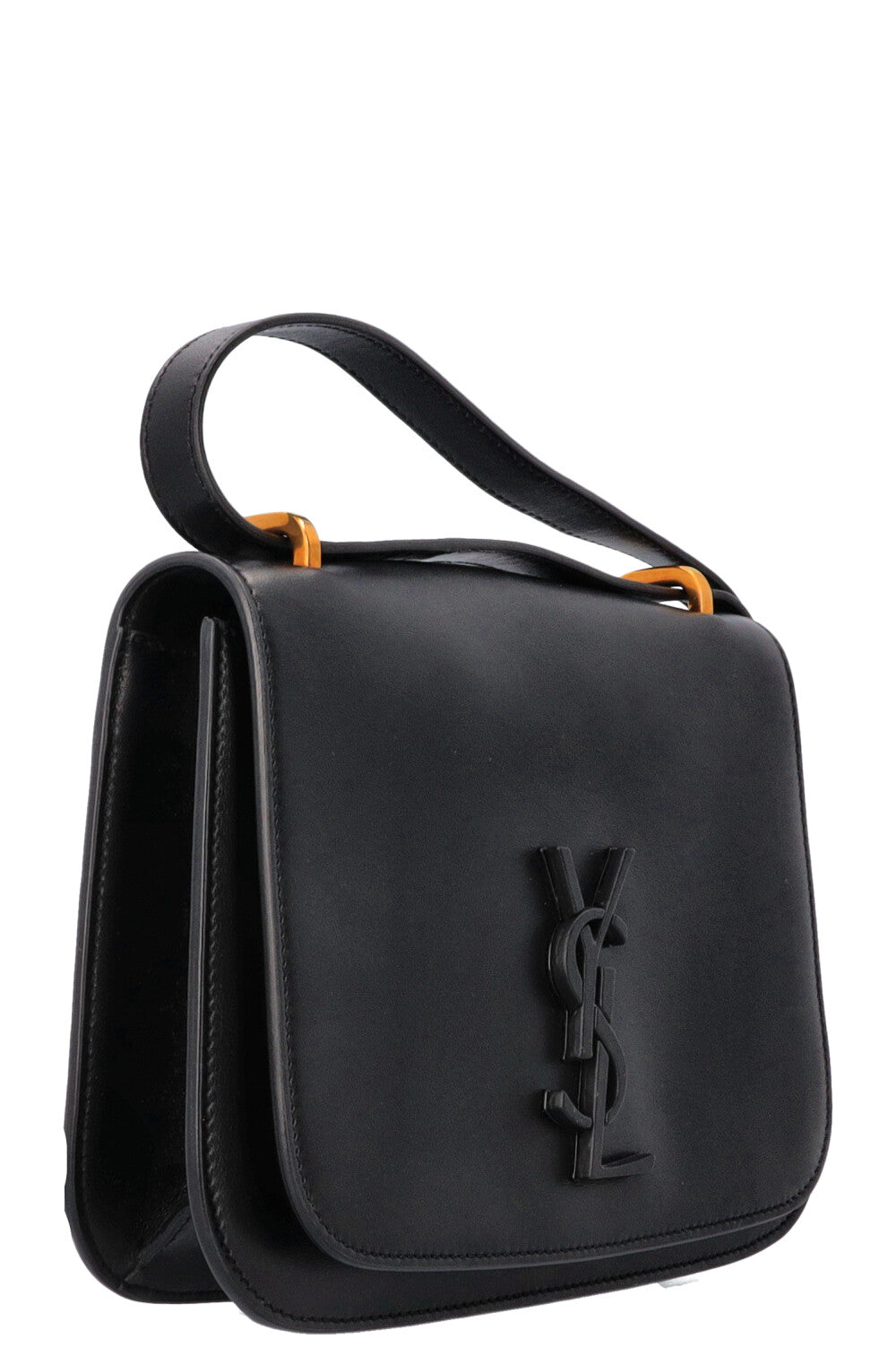 SAINT LAURENT Sac Spontini Cuir Noir