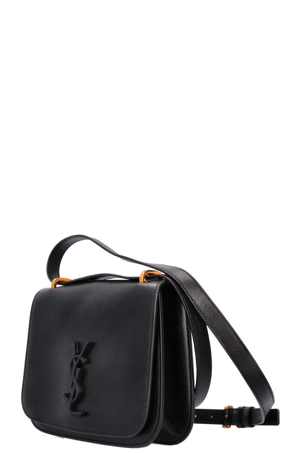 SAINT LAURENT Sac Spontini Cuir Noir