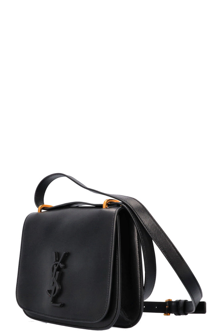 SAINT LAURENT Spontini Bag Leather Black