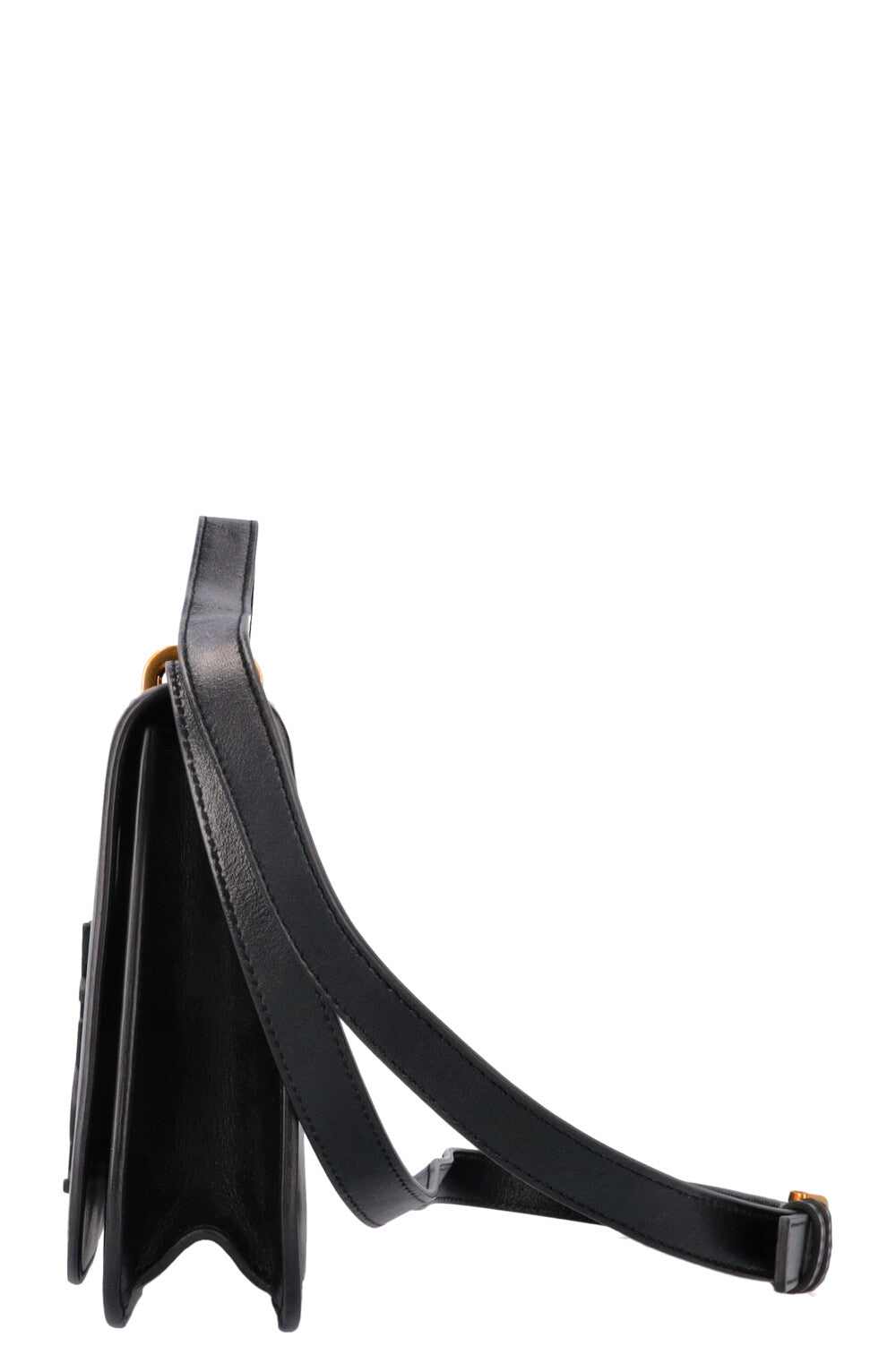 SAINT LAURENT Sac Spontini Cuir Noir