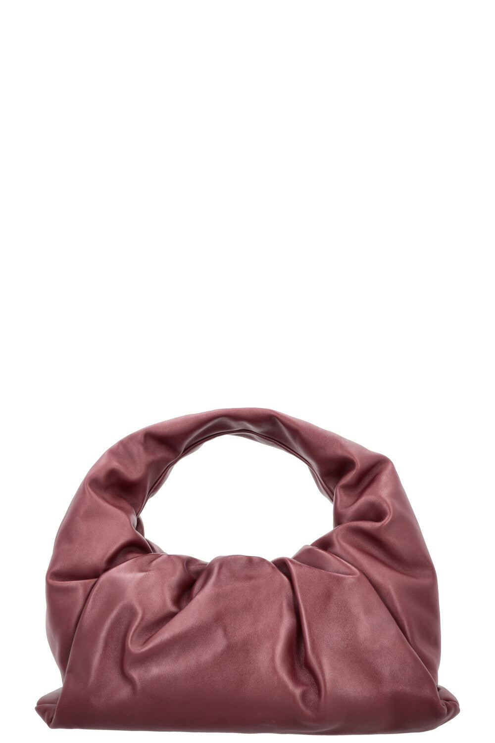 BOTTEGA VENETA Shoulder Pouch Leather Burgundy