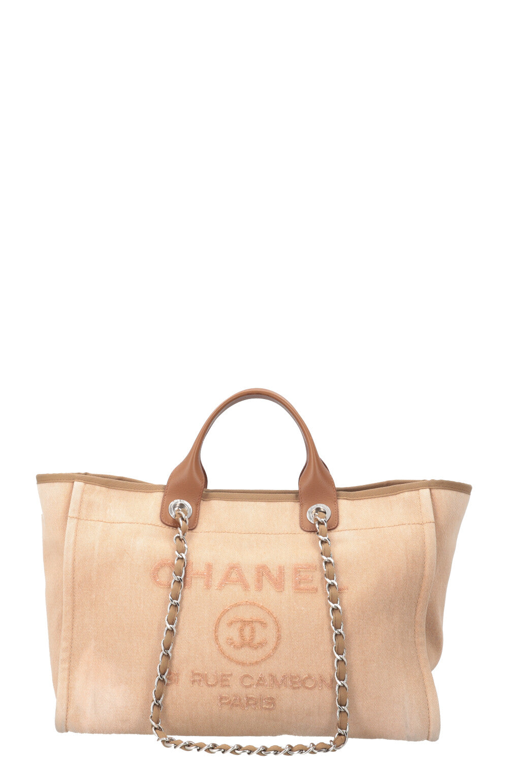 CHANEL Medium Deauville Tote Beige