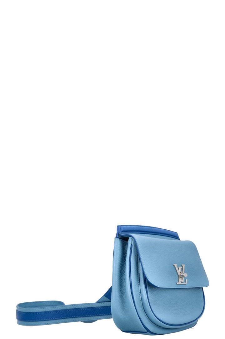 LOUIS VUITTON Taurillon Marceau Crossbody Bag Leather Blue