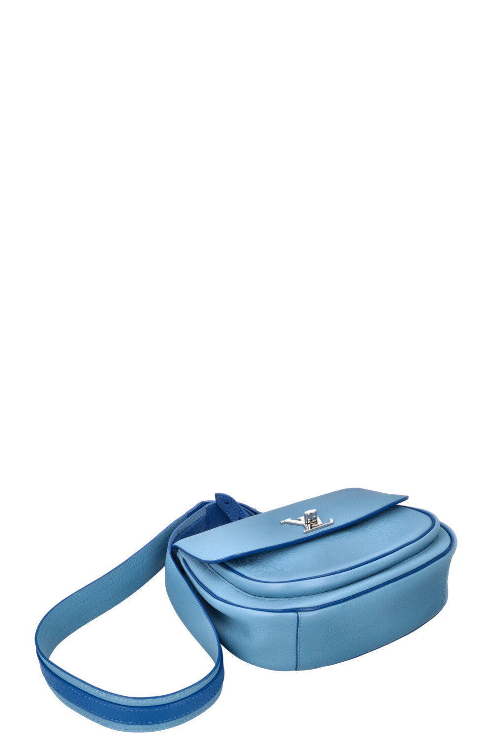 LOUIS VUITTON Taurillon Marceau Crossbody Bag Leather Blue