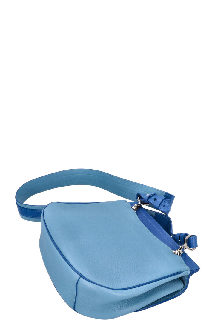 LOUIS VUITTON Taurillon Marceau Crossbody Bag Leather Blue