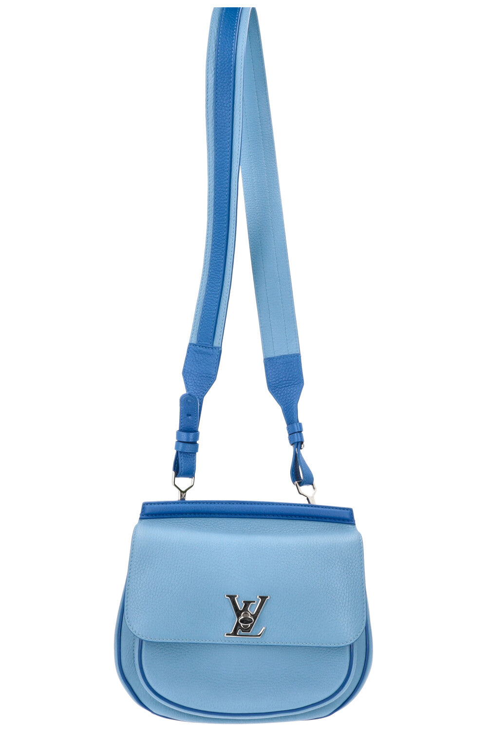 LOUIS VUITTON Taurillon Marceau Crossbody Bag Leather Blue