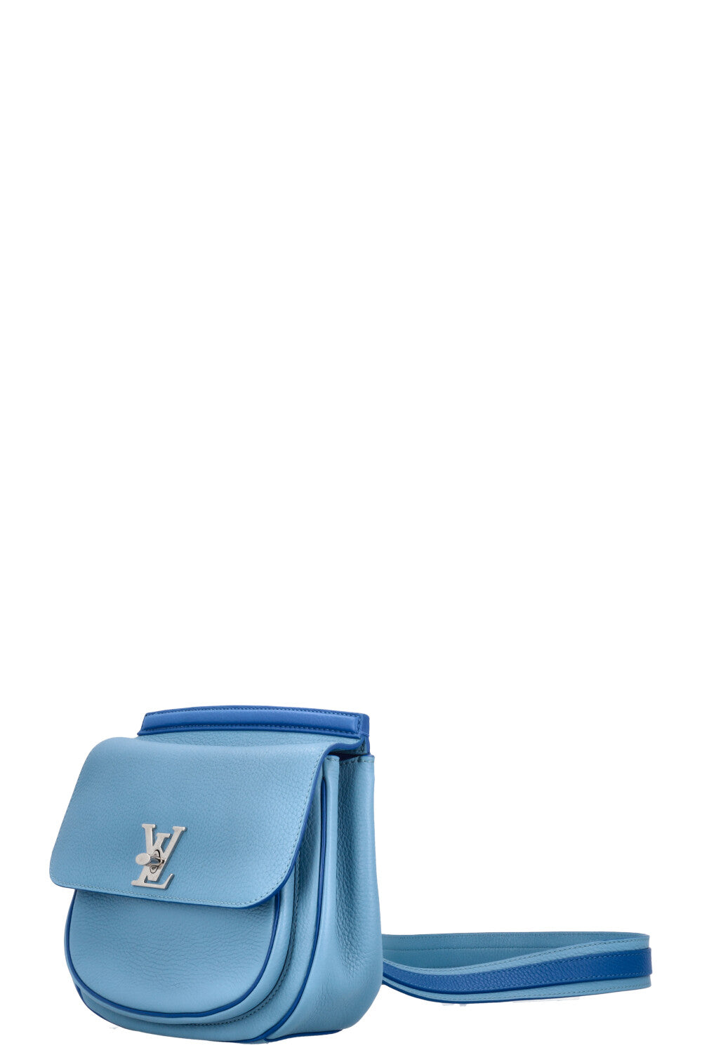 LOUIS VUITTON Taurillon Marceau Crossbody Bag Leather Blue