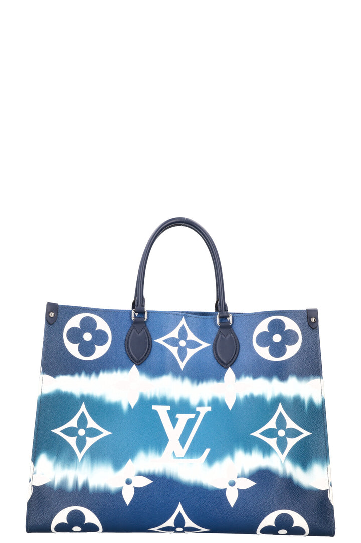 LOUIS VUITTON OnTheGo GM Blue Escale