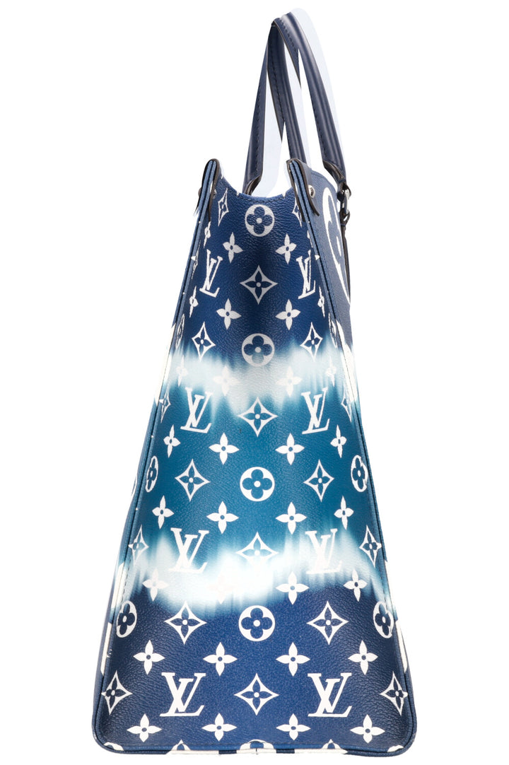 LOUIS VUITTON OnTheGo GM Blue Escale