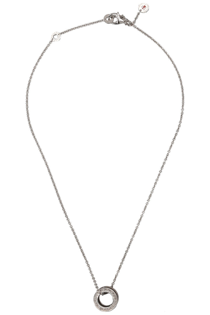 BVLGARI B Zero Necklace Black Silver