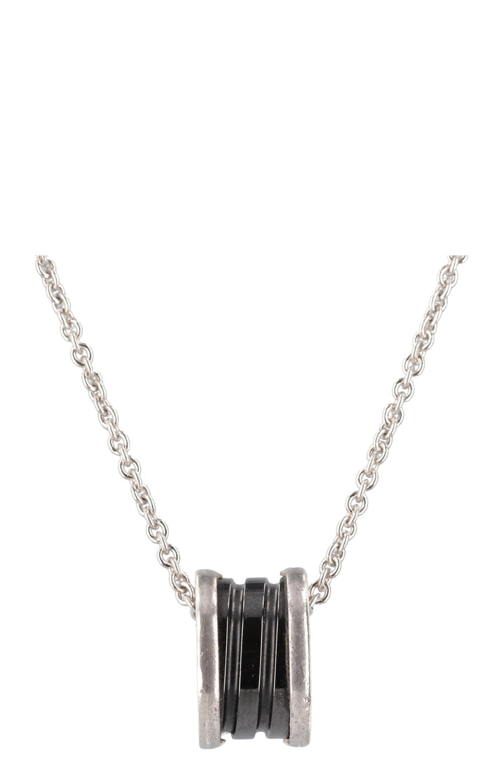 BVLGARI B Zero Necklace Black White Gold