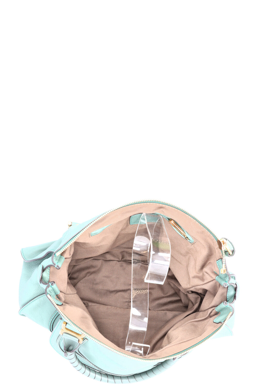 CHLOÈ Marcie Sac Grand Cuir Vert