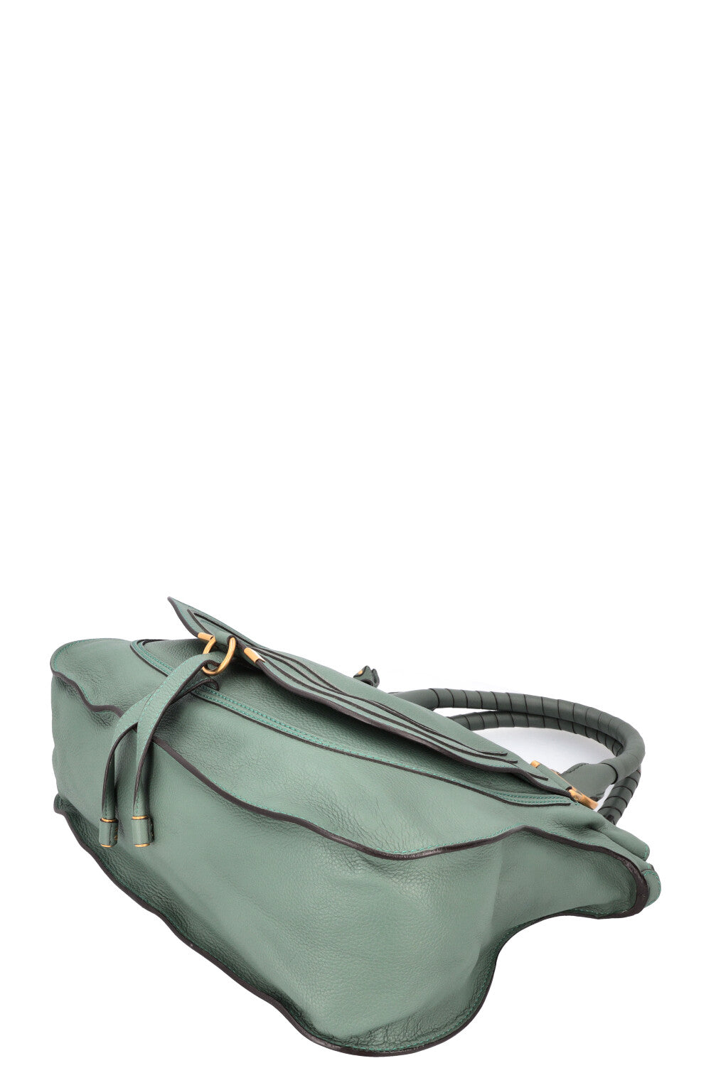 CHLOÈ Marcie Sac Grand Cuir Vert