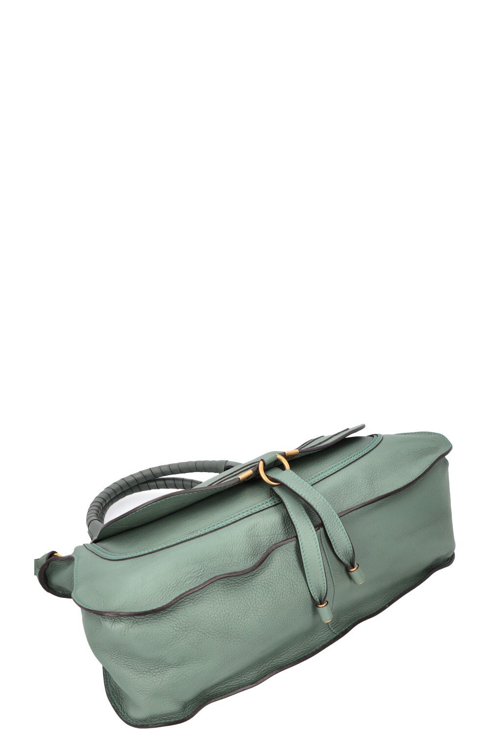 CHLOÈ Marcie Sac Grand Cuir Vert