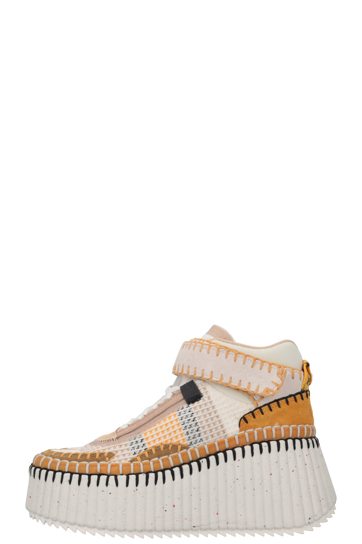 CHLOÉ Nama Sneakers Yellow Beige