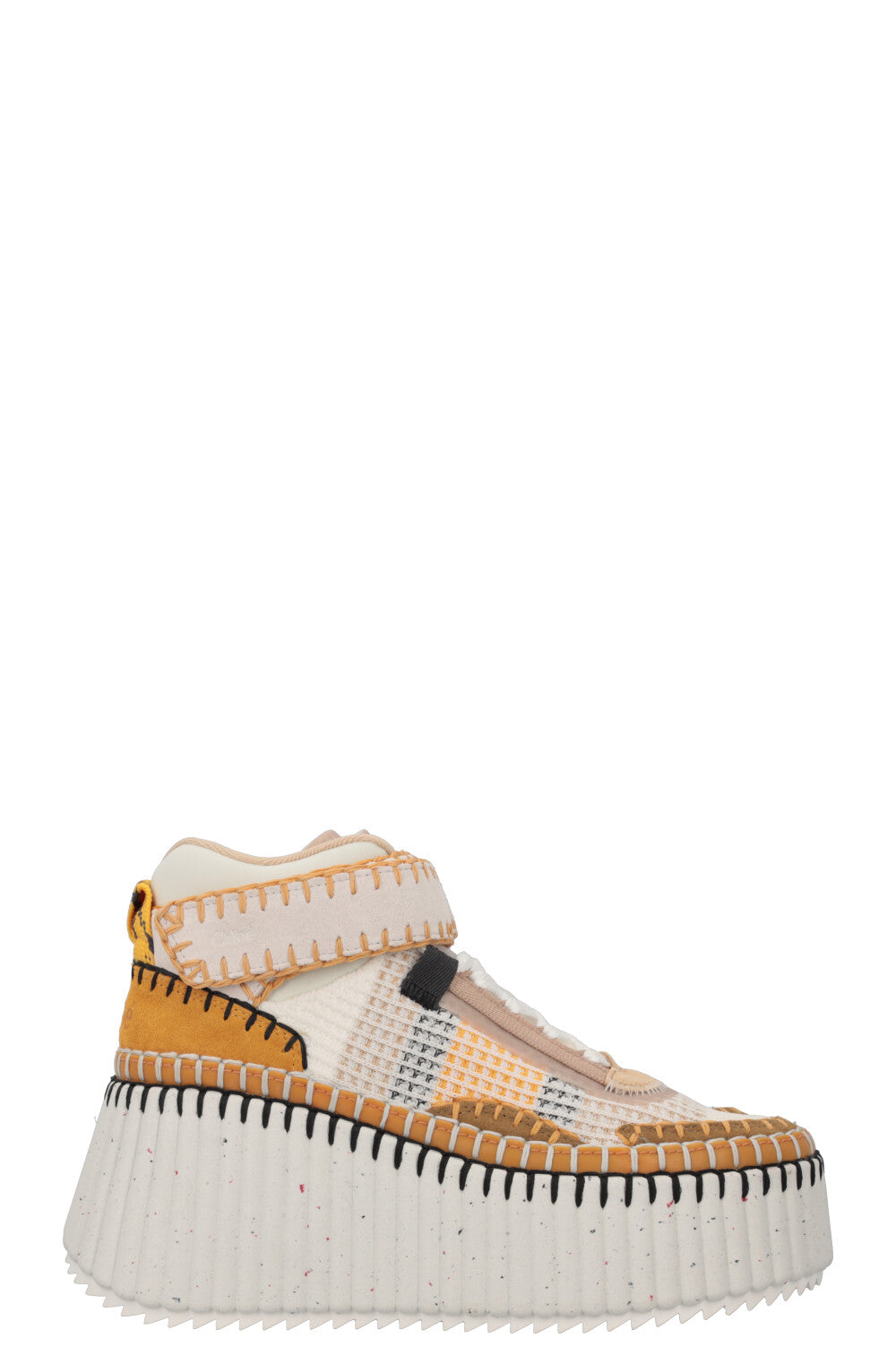 CHLOÉ Nama Sneakers Yellow Beige