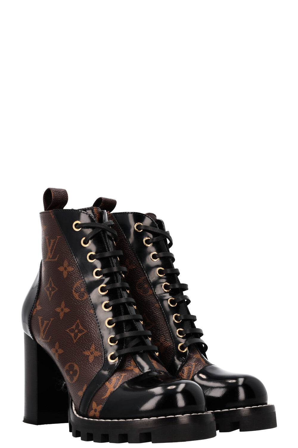 LOUIS VUITTON Star Trail Ankle Boots MNG