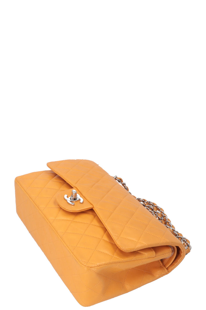 CHANEL Medium Double Flap Bag Orange