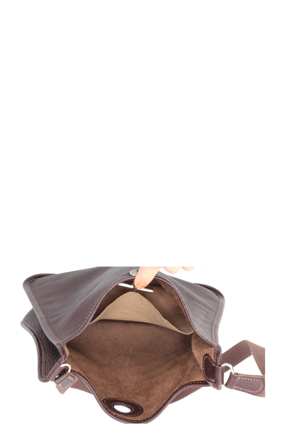 HERMÈS Vespa PM Crossbody Bag Brown